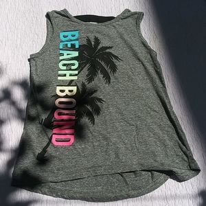Girls beach bound tank top